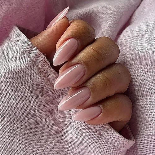 Chrome Mirror Press-On Nails | Reusable Almond Shape Glue-On Nails